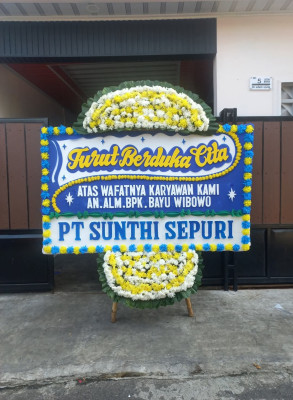 Papan Bunga Duka di Muarapayang
